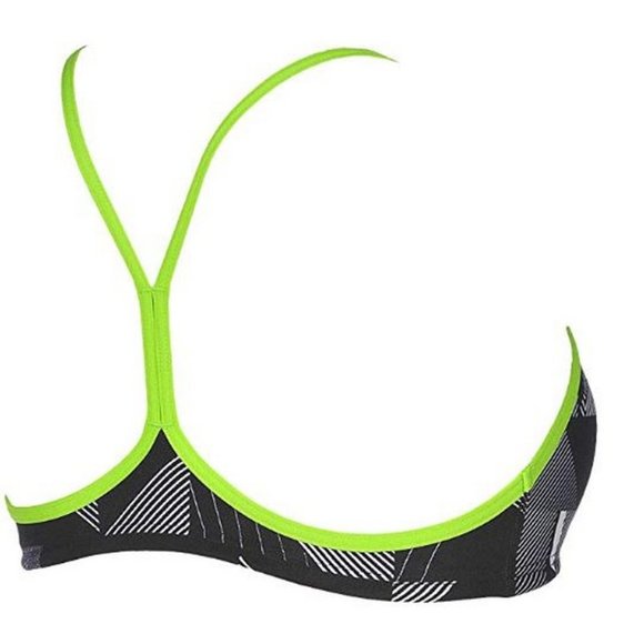 NWT Rulebreaker Bandeau Be Bikini Top Black Mult - Picture 2 of 3